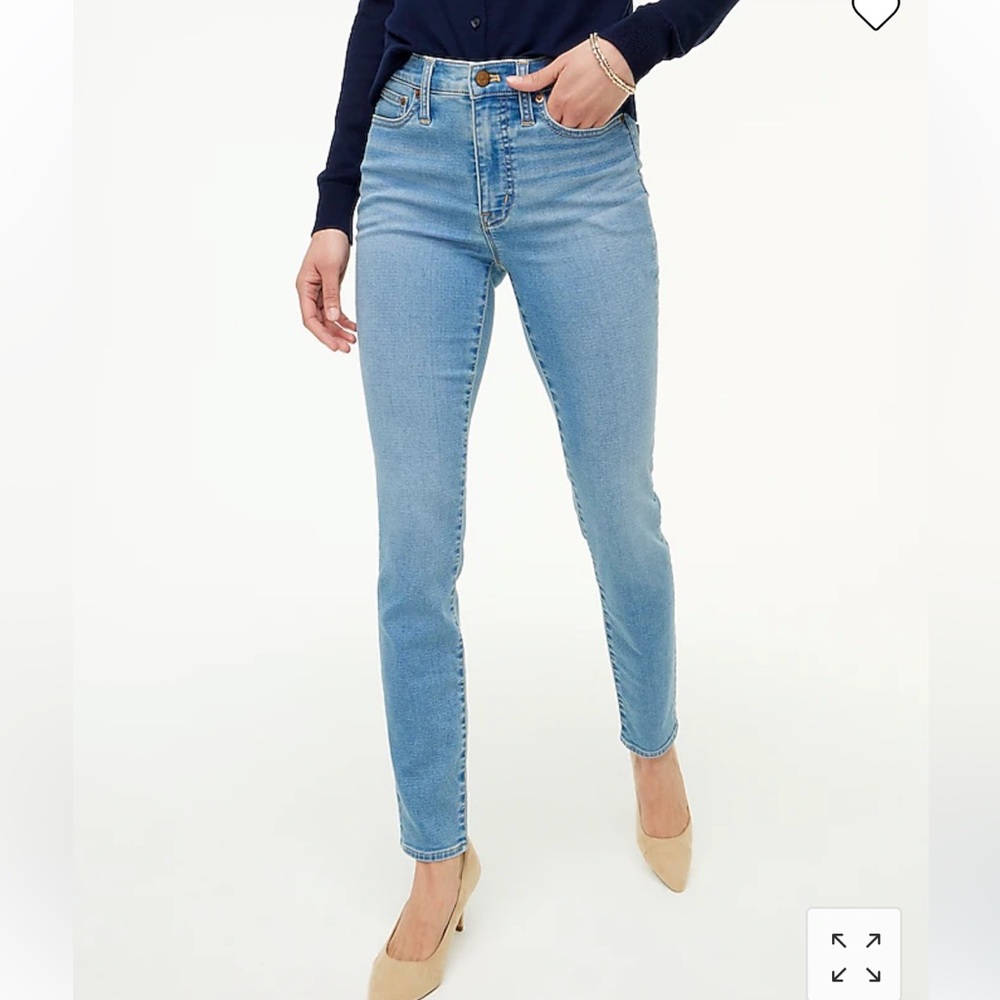 J. Crew factory 9" mid-rise skinny jean in signature stretch